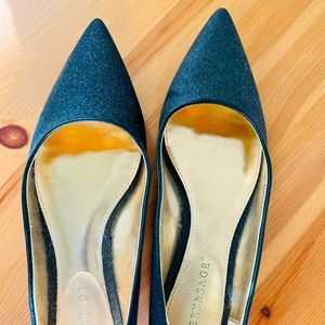 Avery & Sage sparkling flat shoe